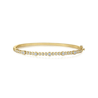 Kwiat 18K Yellow Gold Kwiat Portofino Confetti Diamond Bangle Bracelets - Women's