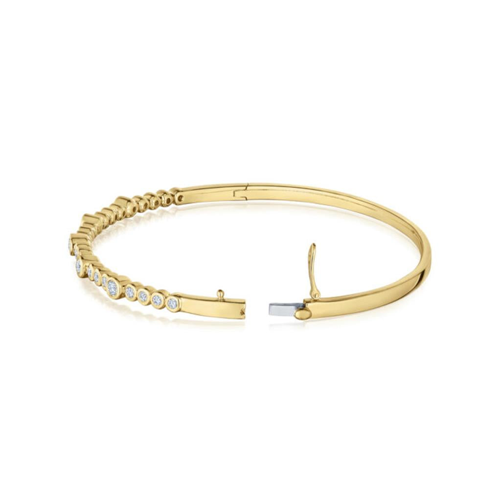 Kwiat 18K Yellow Gold Kwiat Portofino Confetti Diamond Bangle Bracelets - Women's