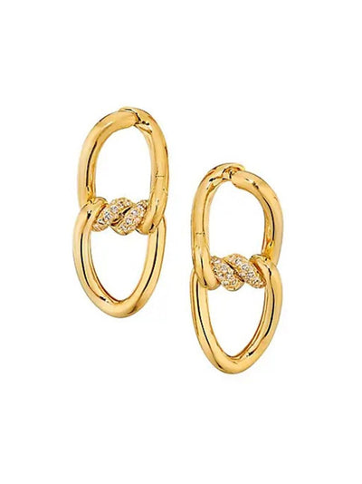 Roberto Coin 18K Yellow Gold Roberto Coin Cialoma Small Chain Link Earrings Earrings